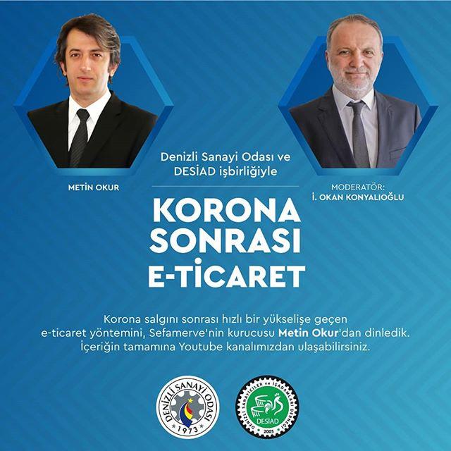 Korona Sonrası E-Ticaret konulu Webinar Zoom Üzerinden Gerçekleştirildi