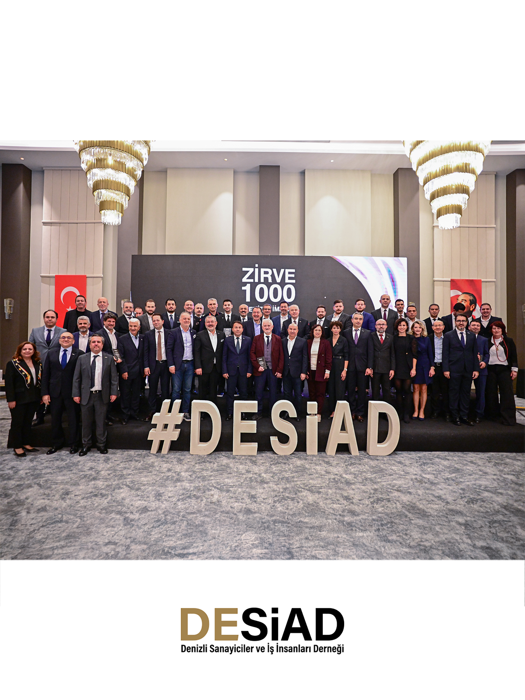 DESİAD olarak 12. Kez düzenlediğimiz Zirve 1000 Denizli İmzası Ödül Töreni