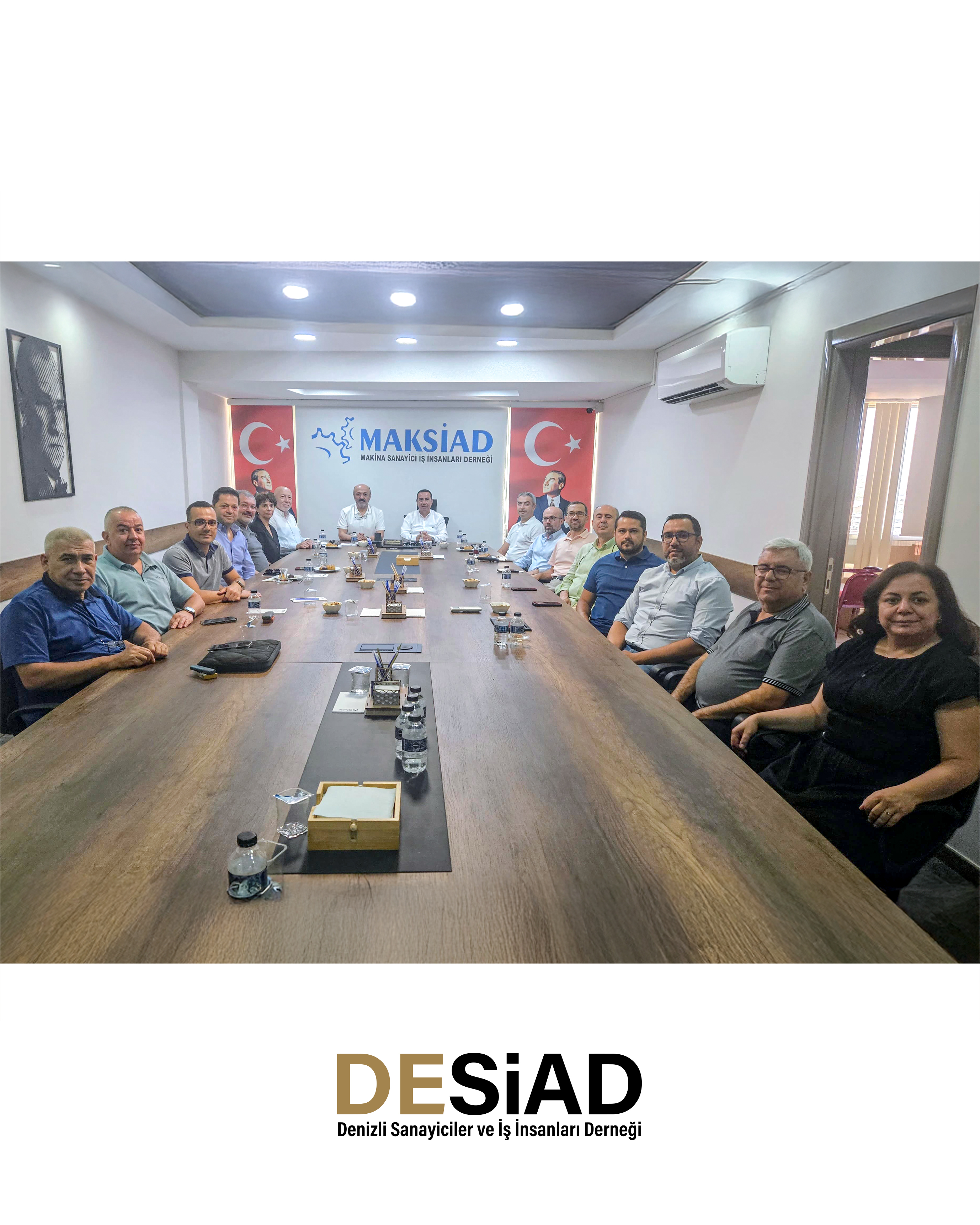 DESİAD Yönetim Kurulu olarak, Makine Sanayici İş İnsanları Derneğini ziyaret ettik.