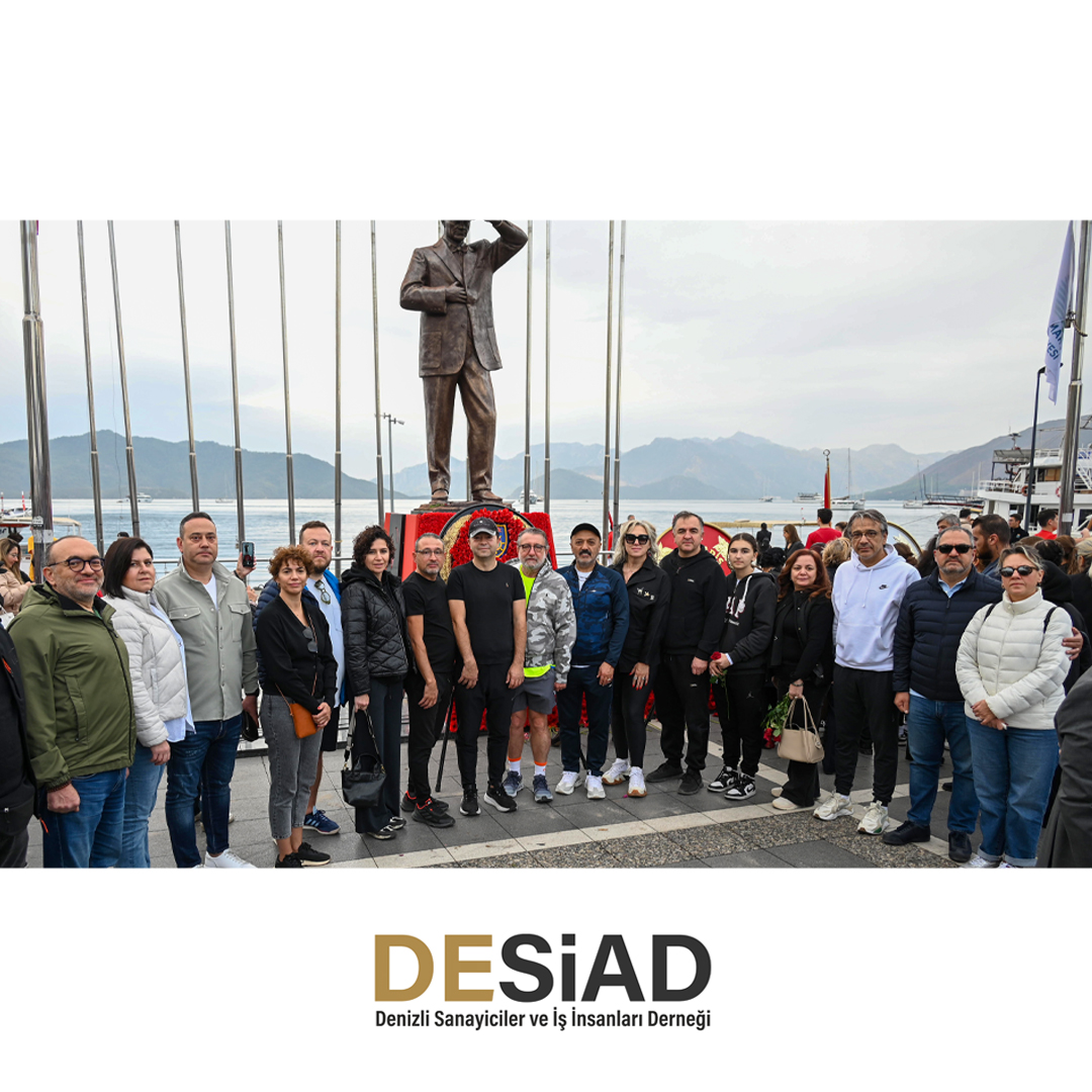 Desiad olarak Marmaris'te 10 Kasım törenine katıldık.