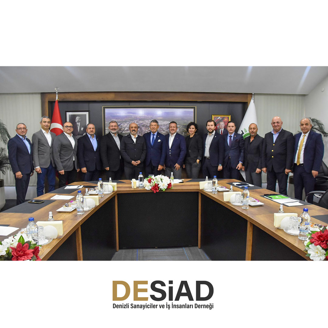 DESİAD Yönetim Kurulu olarak; Denizli Organize Sanayi Bölgesi Yönetim Kurulu Başkanı Sayın Derya Baltalı ve Yönetim Kuruluna hayırlı olsun ziyaretinde bulunduk.