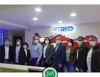 İnfotürk Bilgisayar Elektronik Hizmetleri San. ve Tic. Ltd. Şti. firma sahipleri Murat Tepeli ve Türker Aktekin’e ziyaret
