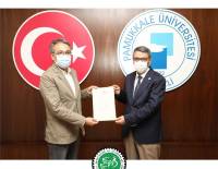 DESİAD'DAN PAMUKKALE ÜNİVERSİTESİ REKTÖRÜ'NE ZİYARET